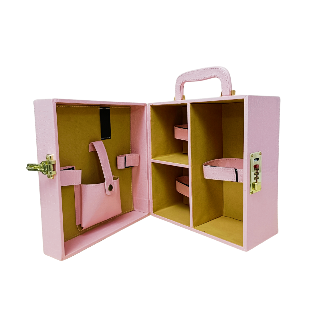 Pink Bar Set Wine Box – 2 Glasses
