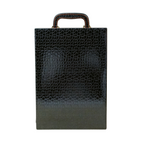 Croco Black 3-Glass Wine Box