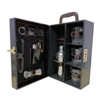 Croco Black 3-Glass Wine Box