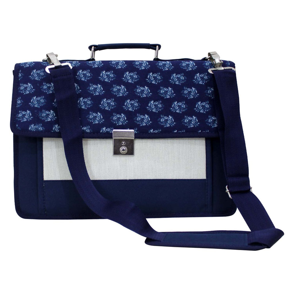 Leather 'O' Crafts Premium Jute & Cotton Laptop / Multipurpose Bag – Eco-Friendly, Durable & Stylish (16-Inch Compatible)